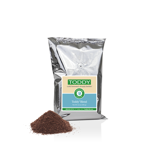 Twelve Ounce bag of Toddy cold brew coffee in Toddy Blend flavor